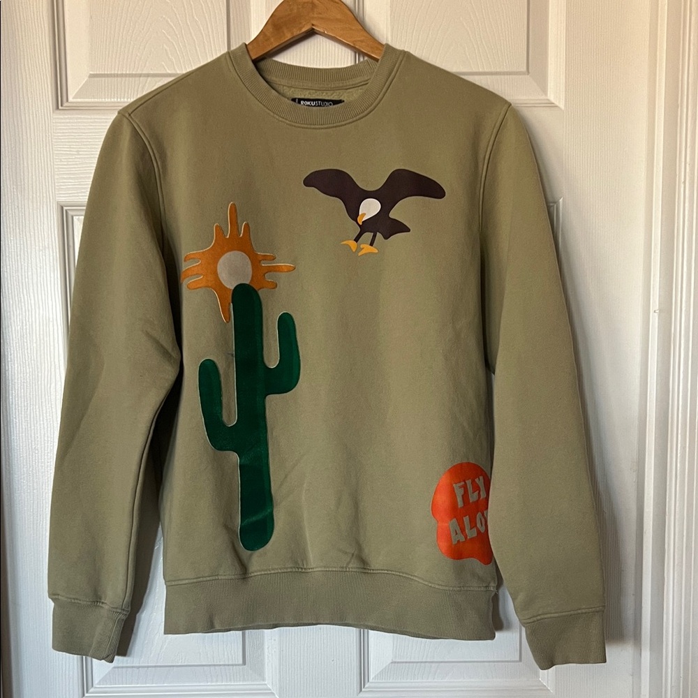 ROKU STUDIO Stay Wild Desert Men’s Unisex Crewneck Sweatshirt